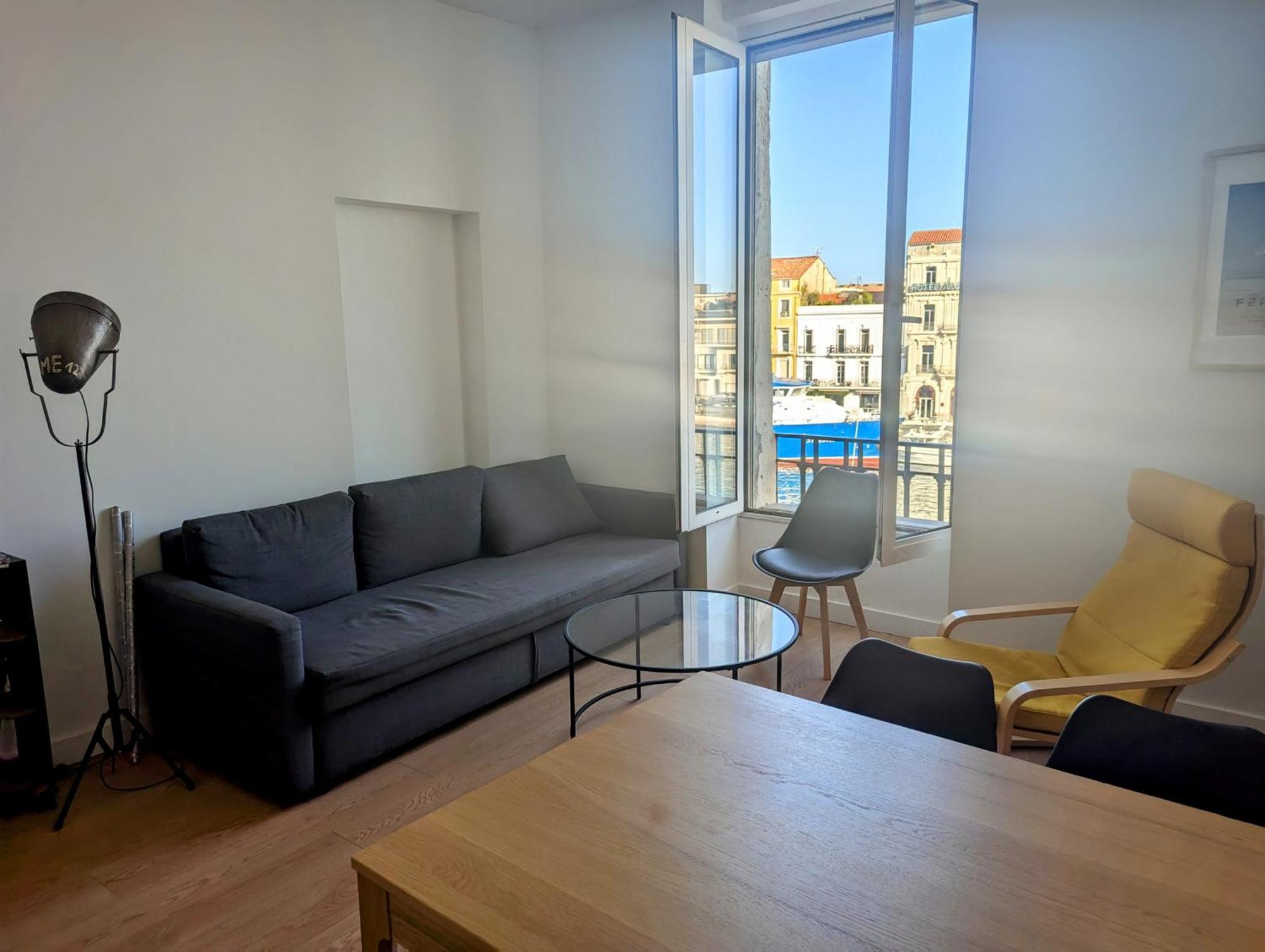 Beau 3 Pieces Climatise Vue Canal Idealement Situe Centre Ville Sète Extérieur photo